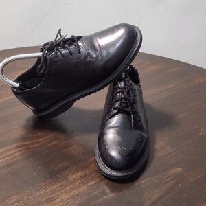 Dr. Martens Black Leather Flats